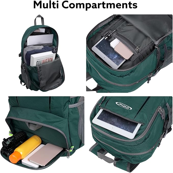 G4Free 40L Lightweight Packable Hiking Backpack, Waterproof Travel Daypack - Image 3