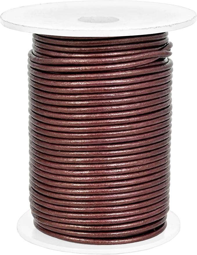 GENIQUE Real/Genuine Round Leather String Cord - Image 2