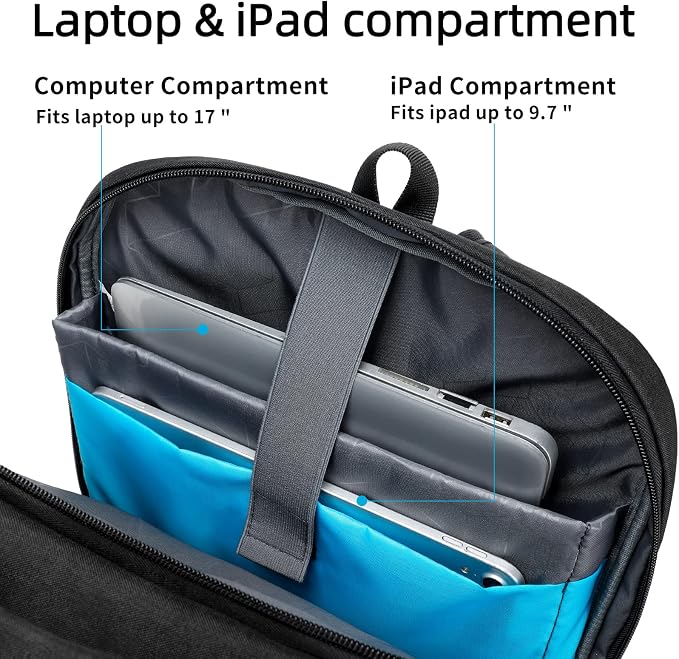 DUSLANG 17 Inch Laptop Backpack - Image 4