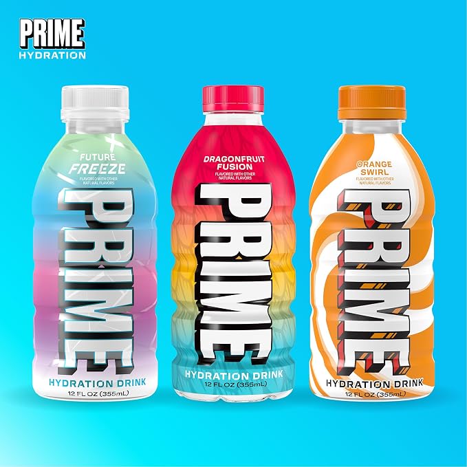 PRIME HYDRATION Variety, Dragonfruit Fusion, & Future Freeze Sports Drinks - Image 9