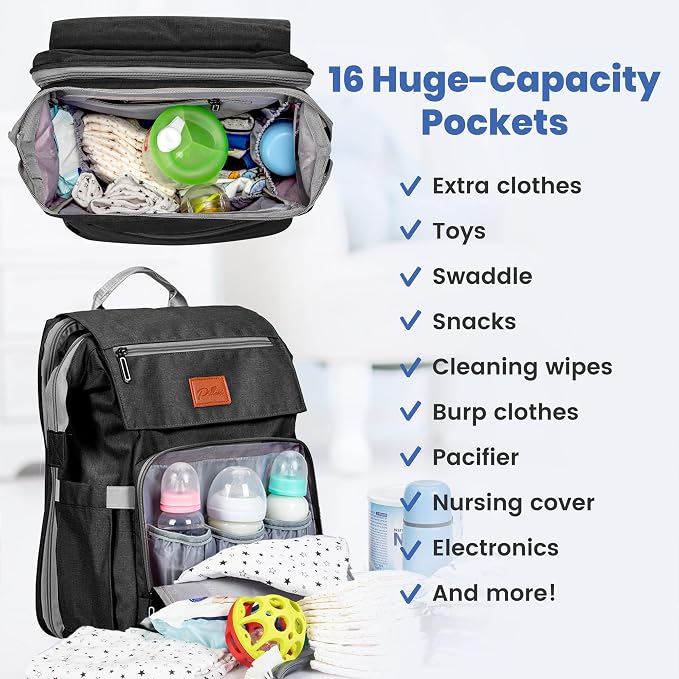PILLANI Baby Diaper Bag Backpack - Image 2