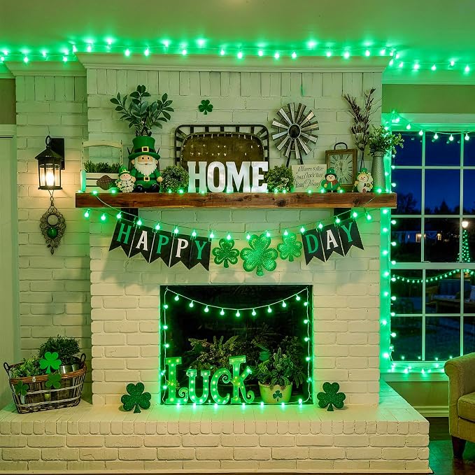 JMEXSUSS Connectable 100 LED Globe String Lights Indoor, 33ft 8 Modes Christmas - Image 2