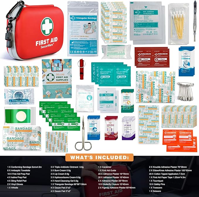 SuccorWare 150 Pieces Mini First Aid Kit - Image 2