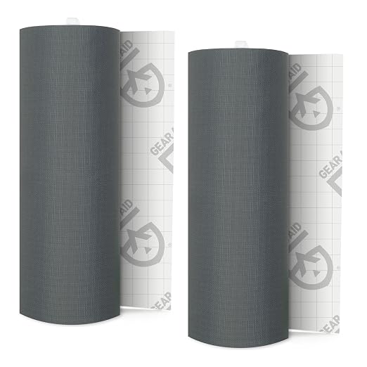GEAR AID Tenacious Tape 3” x 20” Fabric and Vinyl Gear Repair Tape, Fix Holes by GEARAID