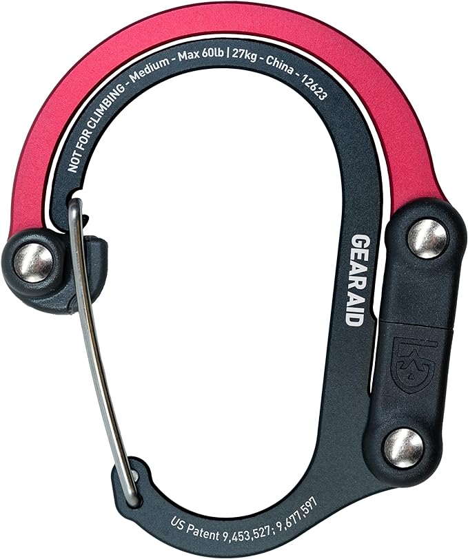 GEAR AID HEROCLIP 360° Swivel Carabiner Gear Clip and Hook - Image 2