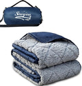 Waterproof Outdoor Blanket 62”X 51” Packable, Stadium Blankets by sowwon