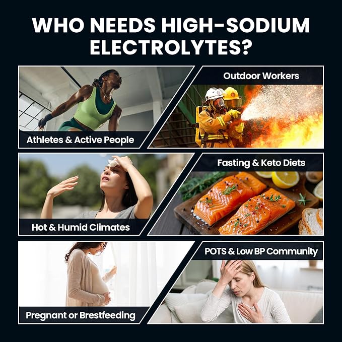 Venture Pal High Sodium Electrolyte Powder Packets | Sugar Free Hydration Drink - Image 5