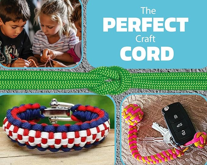 BORED? PARACORD! 550 lb Paracord – Ideal - Image 5
