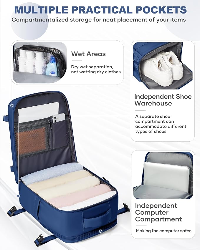 coowoz Travel Backpack Carry On - Image 4
