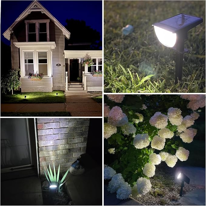 GKGG Solar Lights Outdoor Waterproof IP65, Solar Powered 76 LED 3 Lighting - Image 8