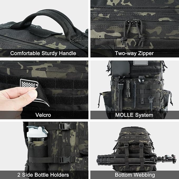 Military Tactical Backpack 25L Day Backpack - Image 5