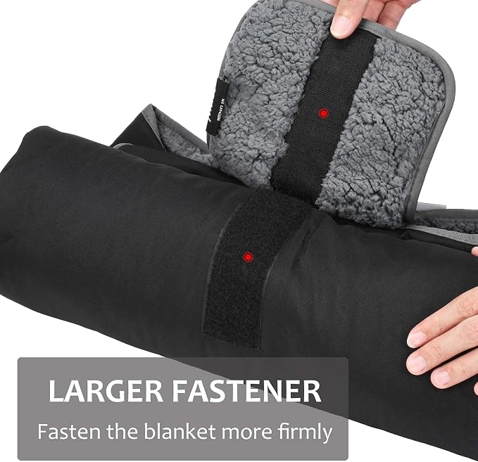 Tirrinia Large Waterproof Outdoor Blanket, Soft Warm Windproof Stadium Blanket - Image 3