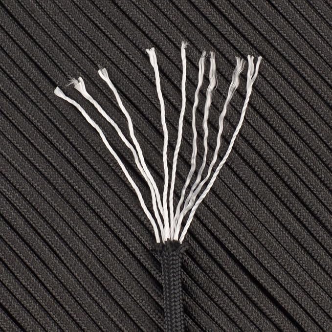 Reflective Paracord 550 lb, 7 Strand Paracord Rope 100ft 4mm, Nylon Parachute - Image 2