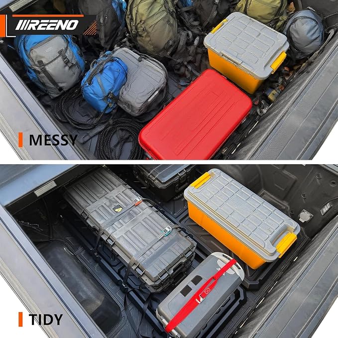 Slide-Out Truck Bed Organizer Tray, Heavy Duty Cargo Storage System - Image 6