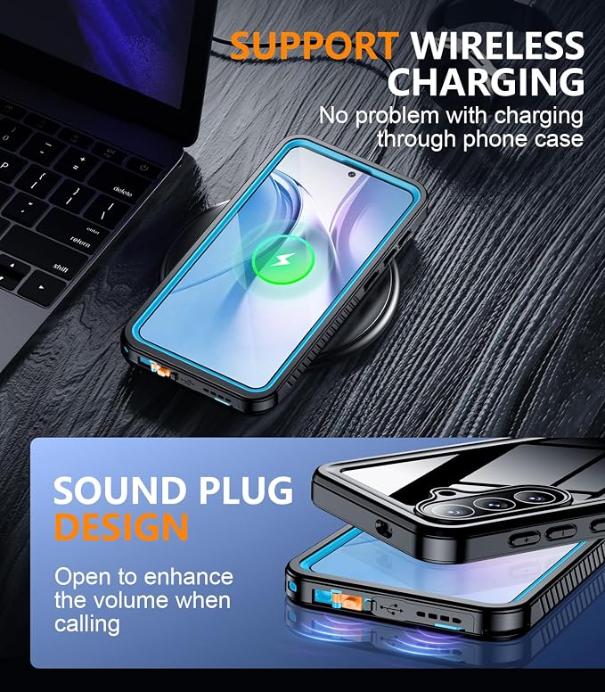 Temdan Designed for Samsung Galaxy S26 Case Waterproof, Built-in Lens & Screen - Image 6