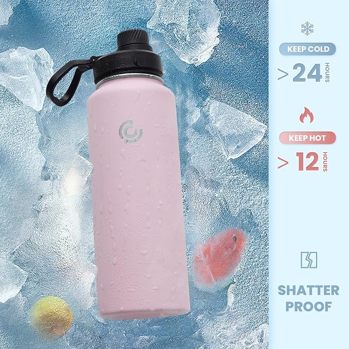 Sports Water Bottle 32oz, Insulated Water Bottle - Image 4