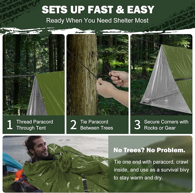Emergency Survival Tent Life Shelter - Image 6