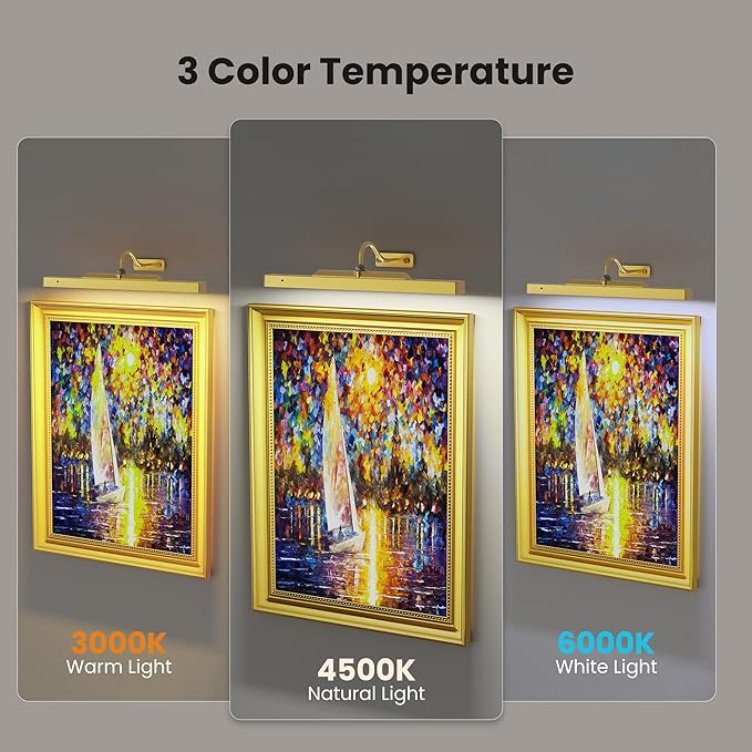 Picture Light 3Pack- 16in Picture Lights - Image 3