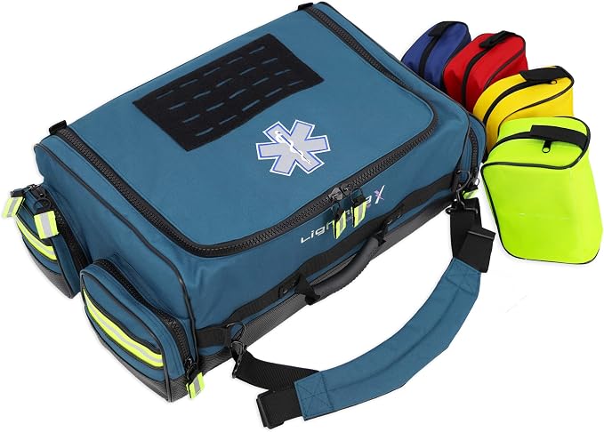 Lightning X Fully Stocked X-Tuff Modular Oxygen Trauma Bag w/Removable - Image 2