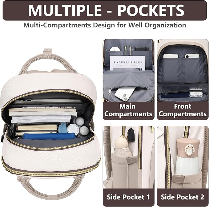 Laptop Backpack for Women Work Bag - Image 3