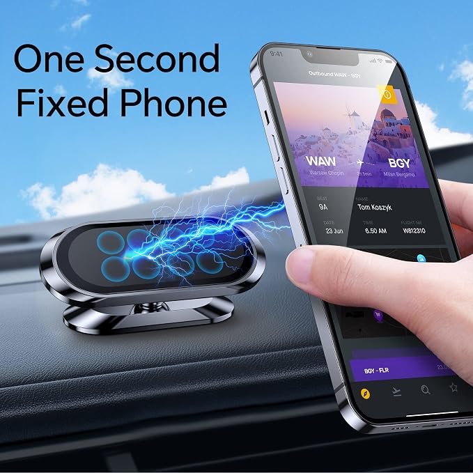 【2-PACK】Magnetic phone holder for car, iPhone Magnetic car mount for cell phone - Image 2