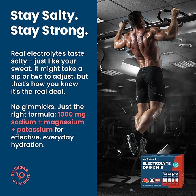 Venture Pal High Sodium Sugar Free Electrolytes Powder Packet - Image 3