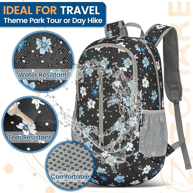 ZOMAKE Ultra Lightweight Packable Backpack 25L - Image 4