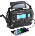 Kaito Voyager Pro KA600 Digital Solar Dynamo Hand Crank AM/FM/LW/SW & NOAA by Kaito