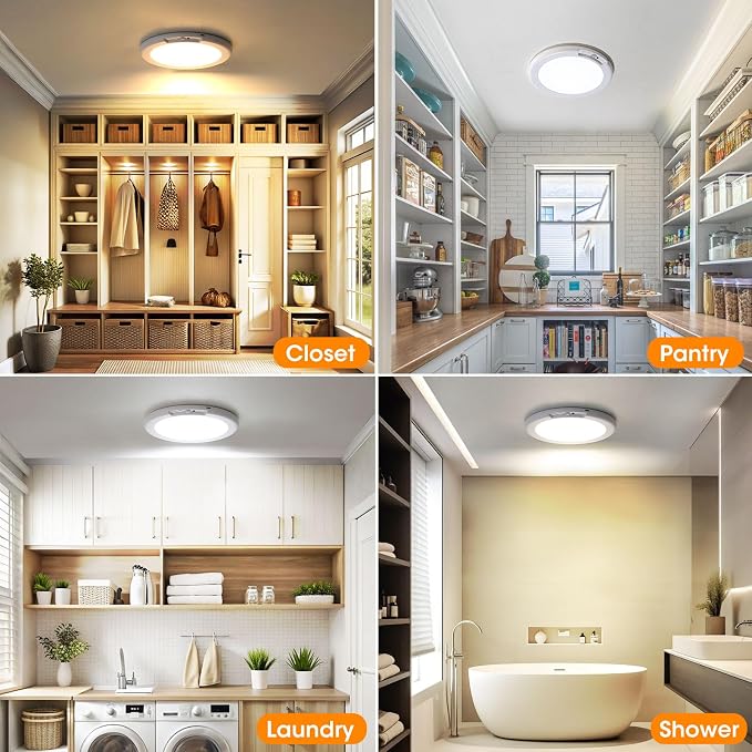 Gotopceed Rechargeable Motion Sensor Ceiling Light - Image 7