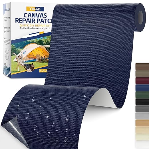Fabric Repair Tape, Self Adhesive Canvas Repair Patch, Waterproof Outdoor by Unknown