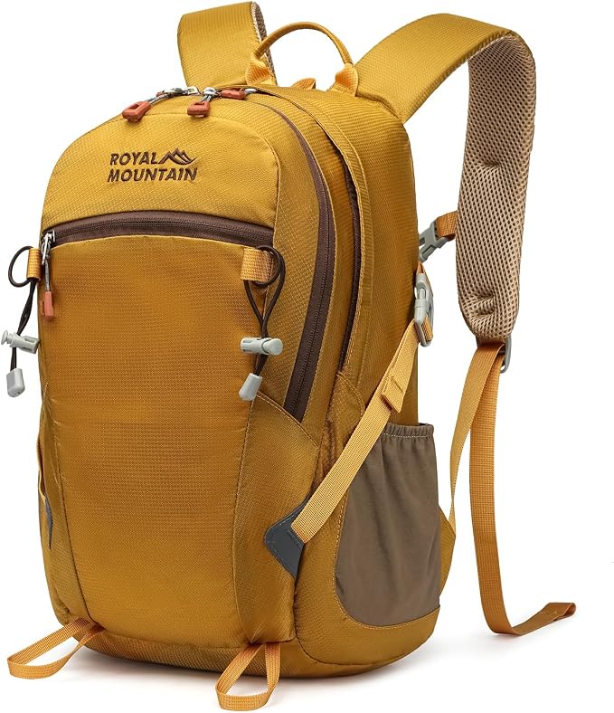 Small Hiking Backpack With Rain-cover, 20L Travel Backpacks by ROYALMOUNTAIN
