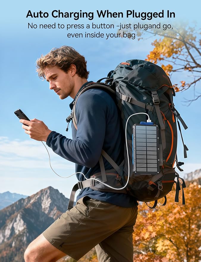 Solar-Charger-Power-Bank - 20000mah Solar Powered Battery Charger Cell Phone - Image 7