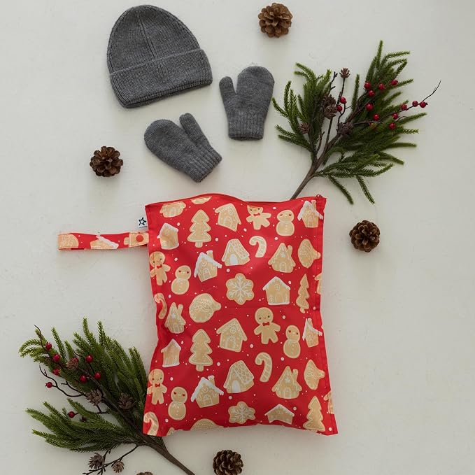 Tiny Twinkle Mess Proof Wet Bags | 2-Pack Reusable Waterproof Wet Bags - Image 2