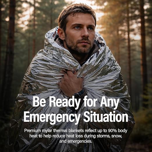Primacare CB-6841 Emergency Foil Mylar Thermal Blanket - Image 3