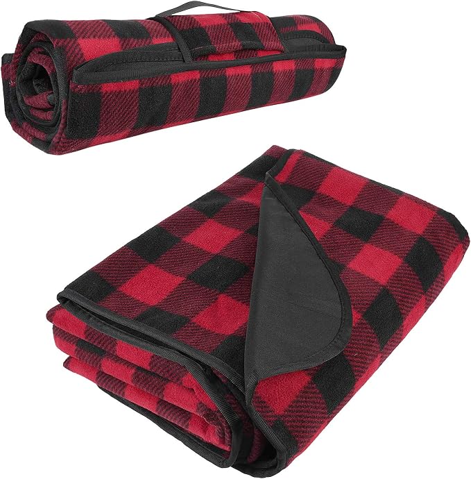 Tirrinia Large Waterproof Outdoor Blanket, Soft Warm Windproof Stadium Blanket by Tirrinia