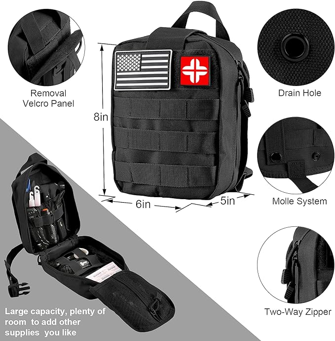 LUXMOM Emergency Survival Kit and First Aid Kit, Gift - Image 6