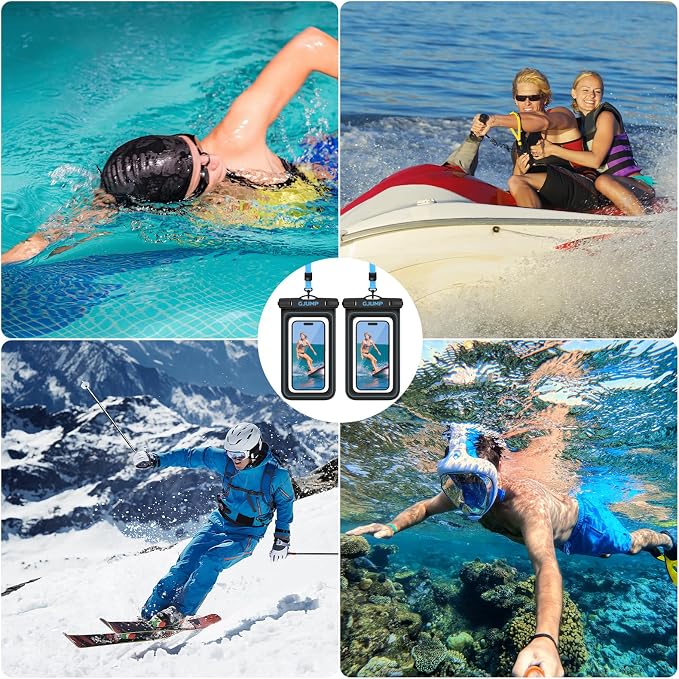 Waterproof Phone Pouch Floating 2 Pack, IP68 Dry Bag Compatible - Image 8