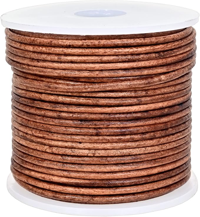 GENIQUE Real/Genuine Round Leather String Cord - Image 2