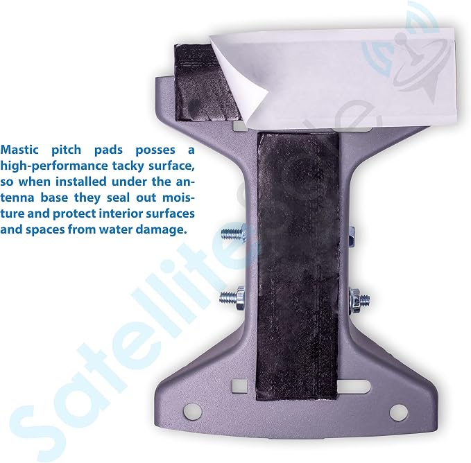 SatelliteSale Universal Roof Patch Kit 6X Zinc Plated Lag Bolts and 3X Mastic - Image 6