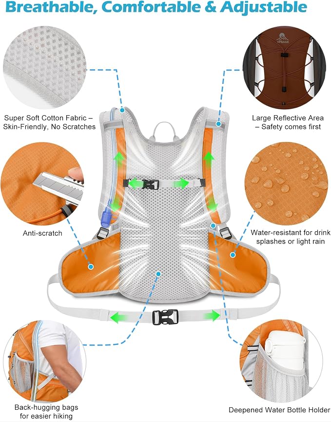 Hydration Backpack with 2L Water Bladder - Image 4