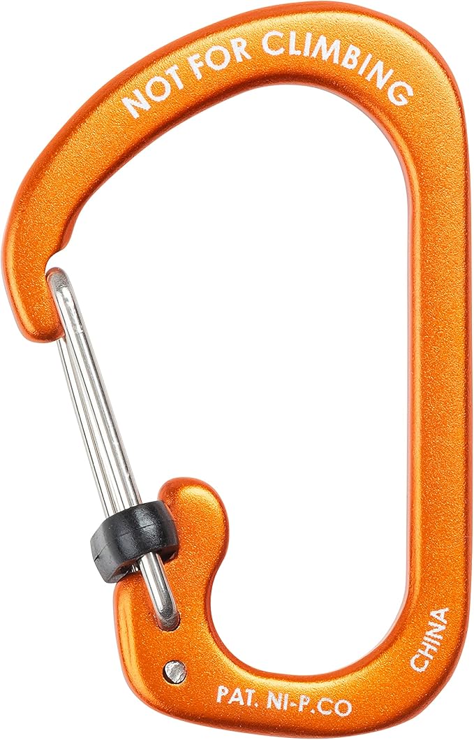 Carabiner SlideLock No3 Orange - Image 3