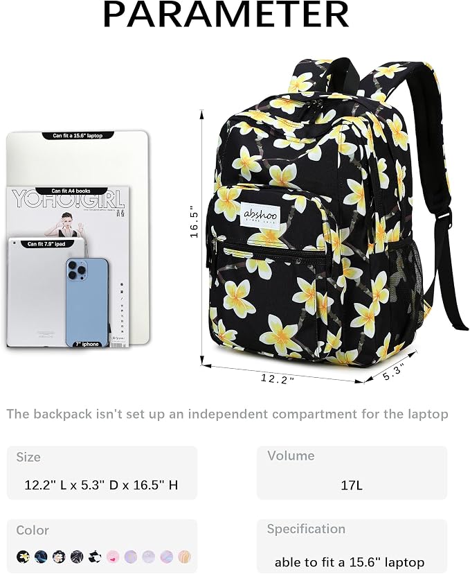 abshoo Classical Basic Travel Backpack - Image 6