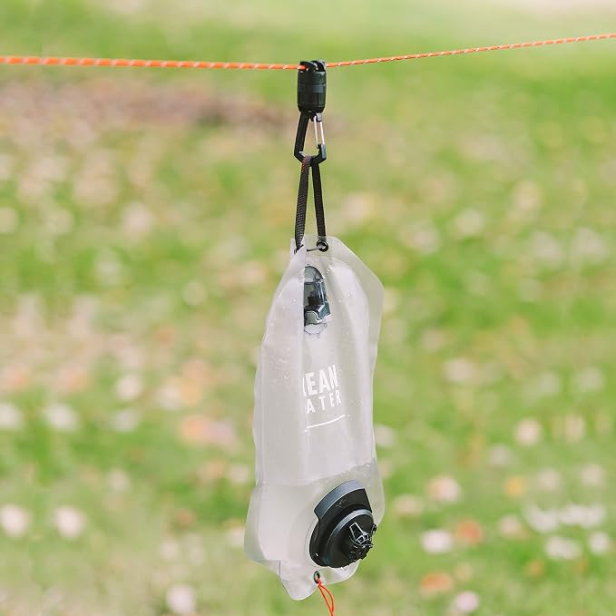 GEAR AID Camp Carabiner for Hanging Camping Towels, Speaker on a 550 Paracord - Image 5