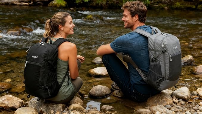 levayhill Hiking Backpack Daypack Lightweight Packable Travel Outdoor Camping - Image 8