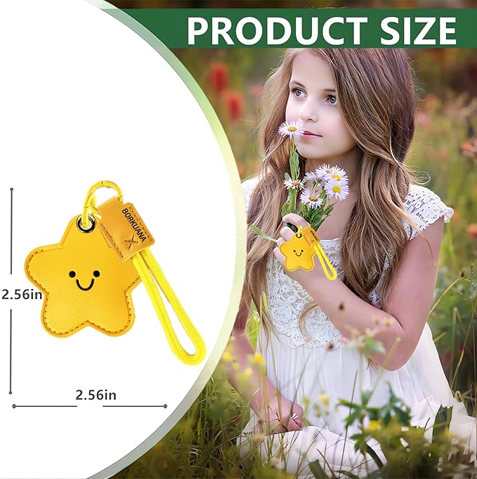 Leather Keychain Holder Case Compatible - Image 2