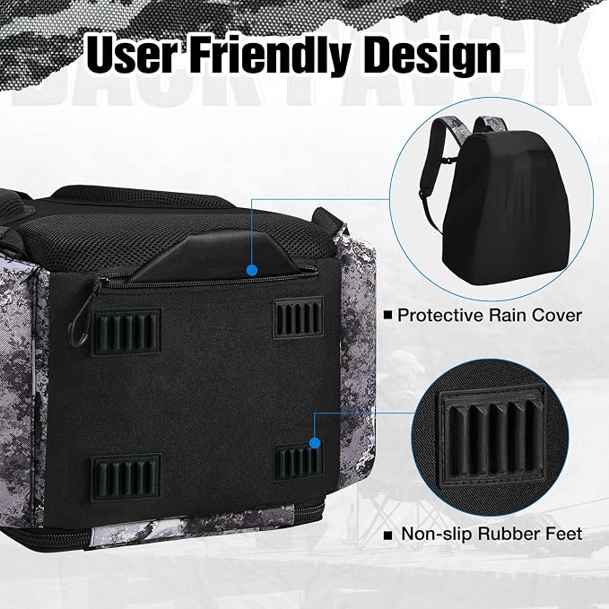 Piscifun Fishing Tackle Backpack - Image 6