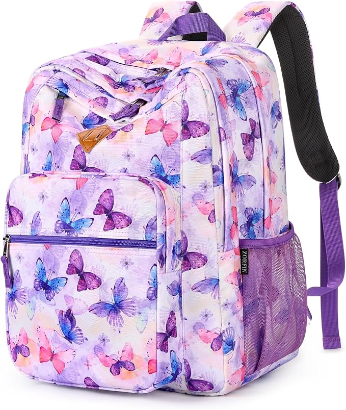 ZORFIN 26L Backpack for College, and Travel: Water Resistant Bookbag by ZORFIN-SimpleYetChic
