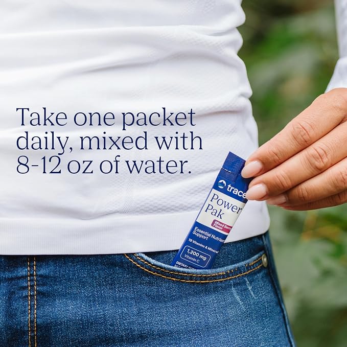 Trace Minerals | Power Pak Electrolyte Powder Packets | 1200 mg Vitamin C - Image 4