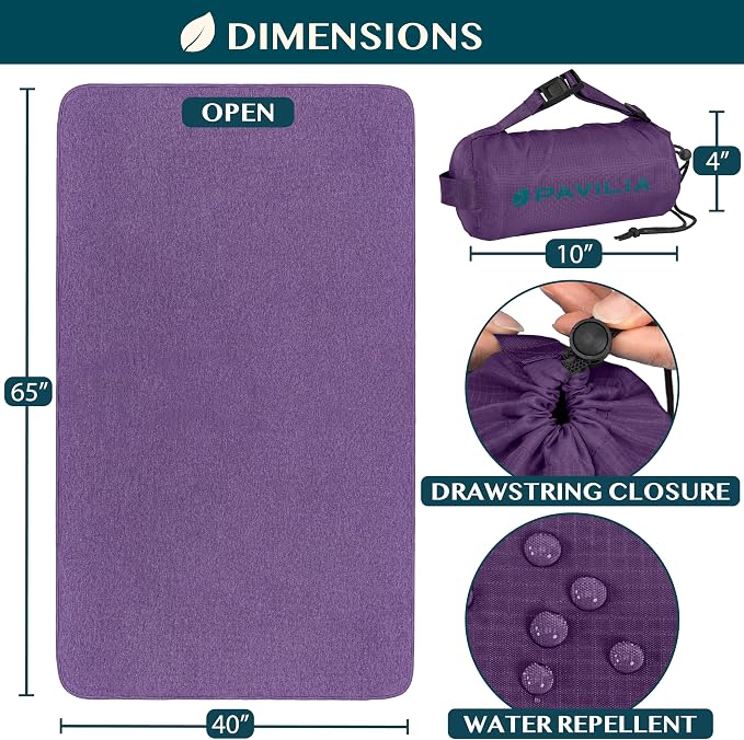 PAVILIA Travel Blanket Airplane Compact - Image 4