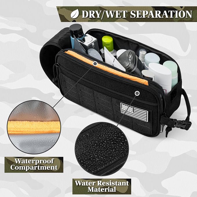 PAVILIA Extra Large Tactical Toiletry Bag - Image 2